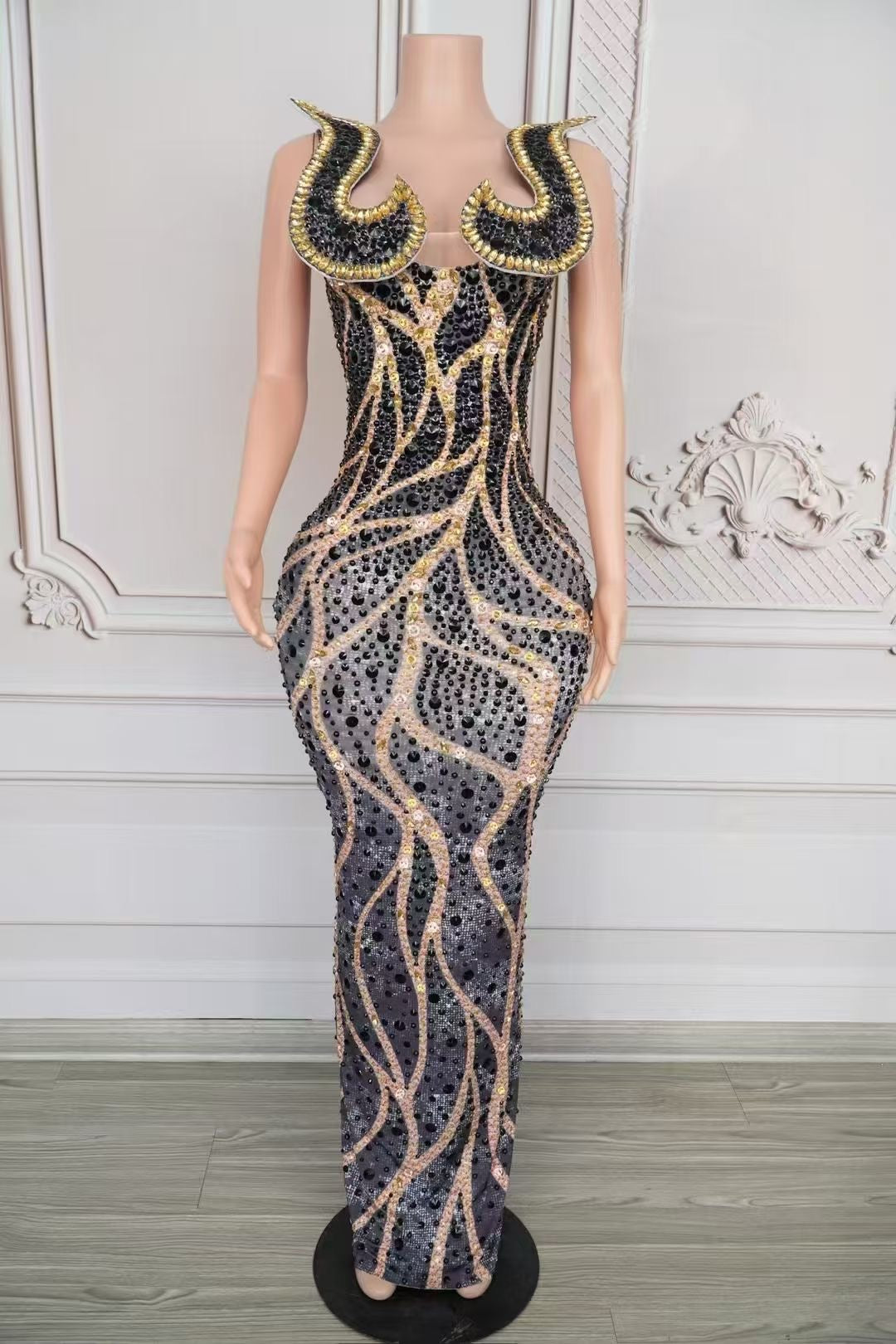 Black Flames Dress