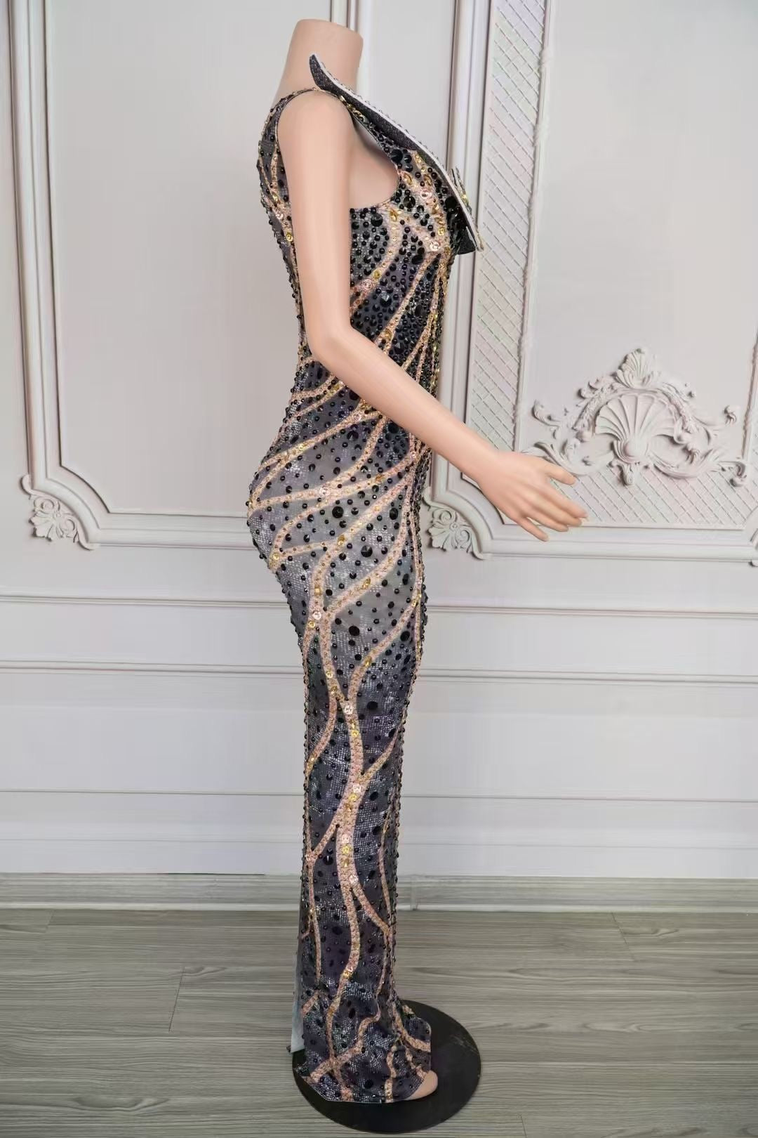 Black Flames Dress