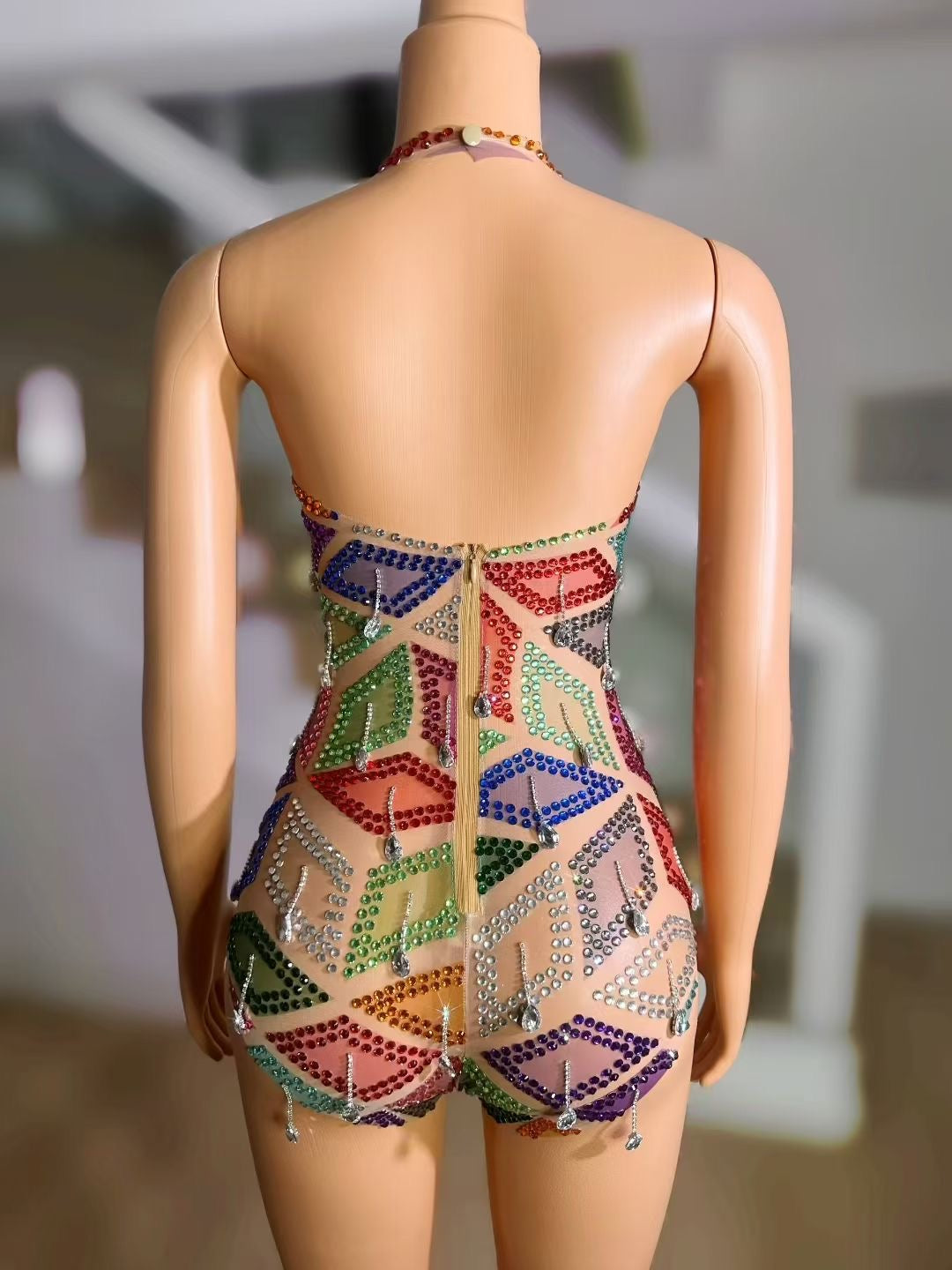 Diamond rainbow Leotard