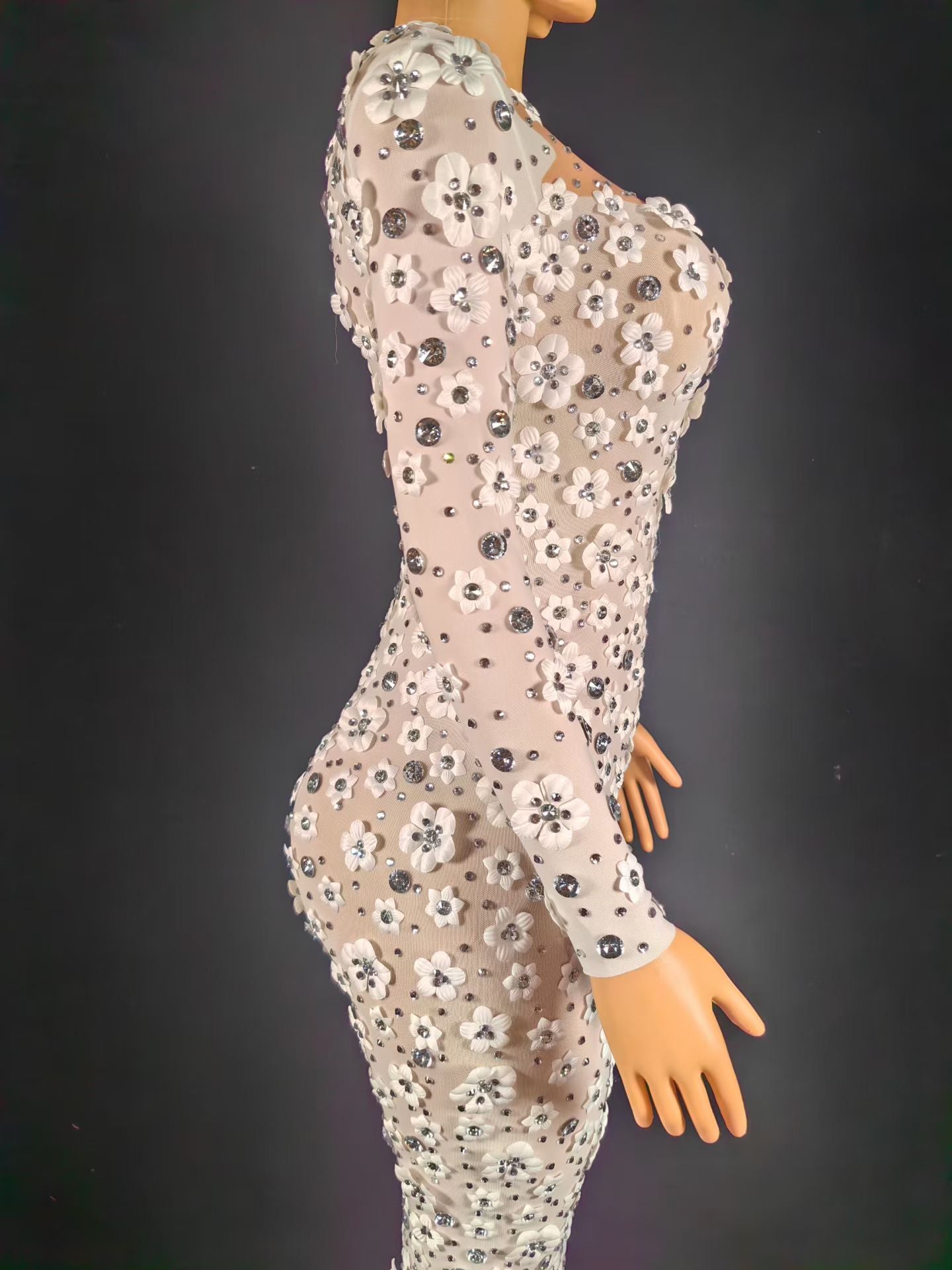 Flower GLORY Dress white