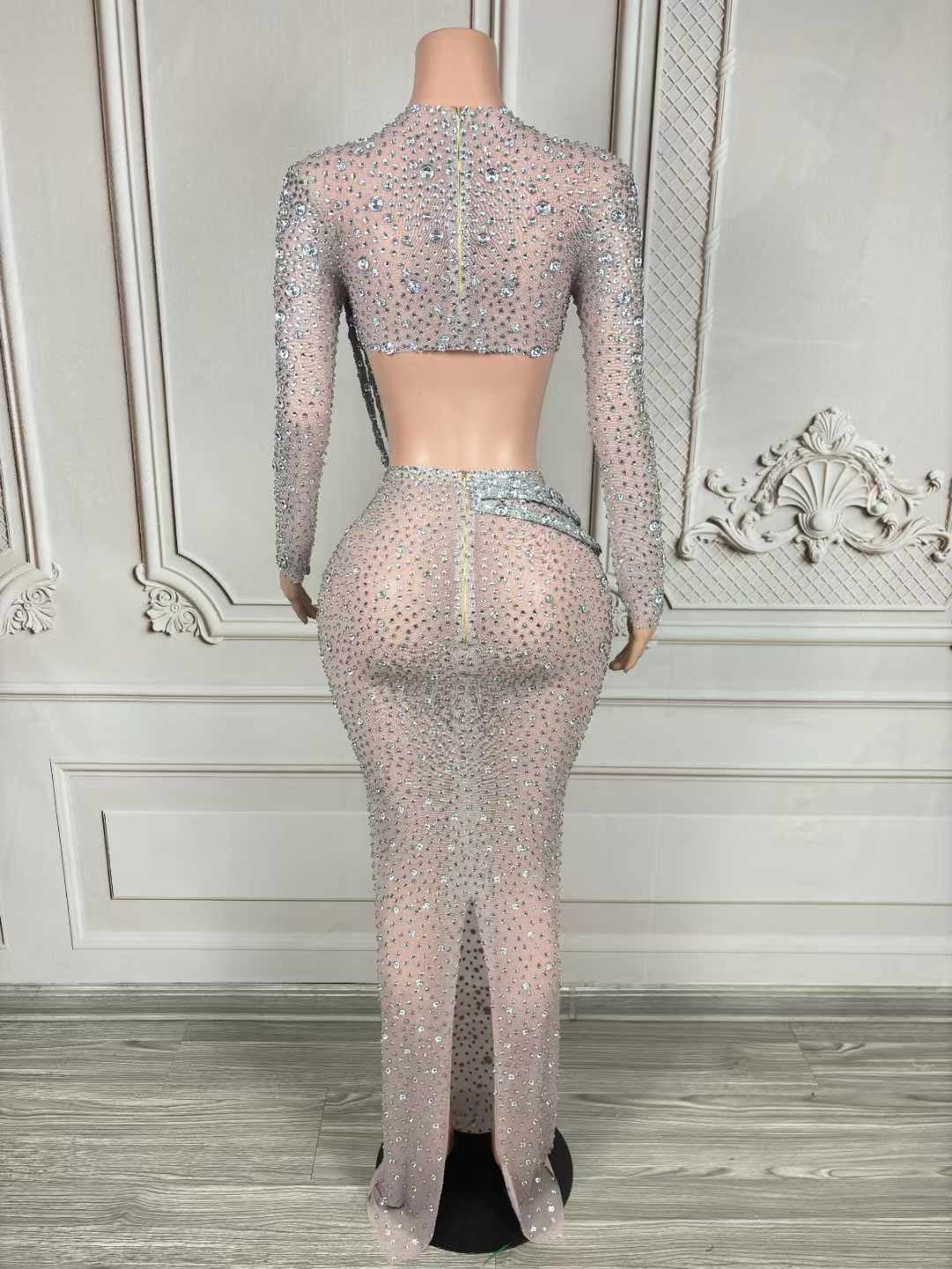 Compassion Silver prom & wedding dress
