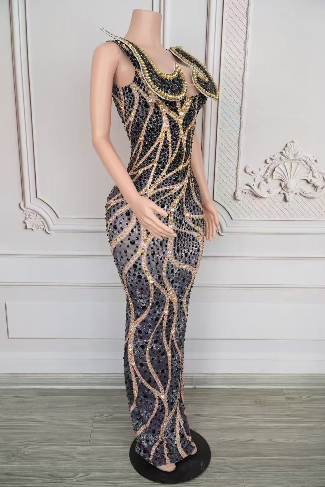 Black Flames Dress
