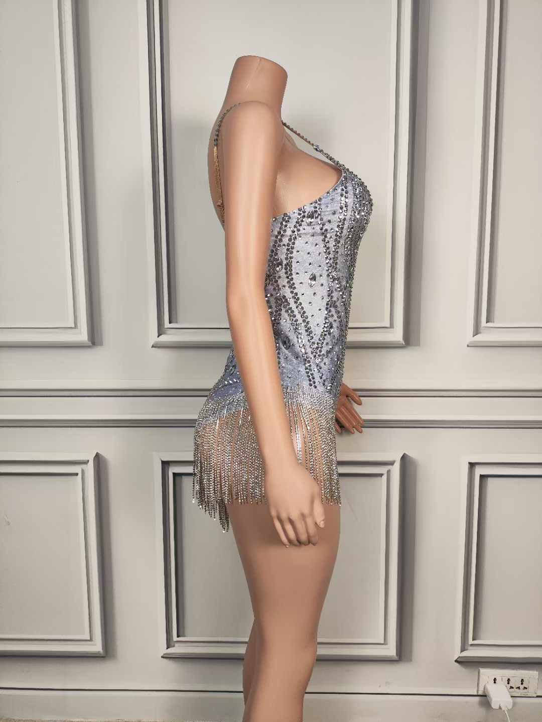 Sparkle Lopol Leotard Silver
