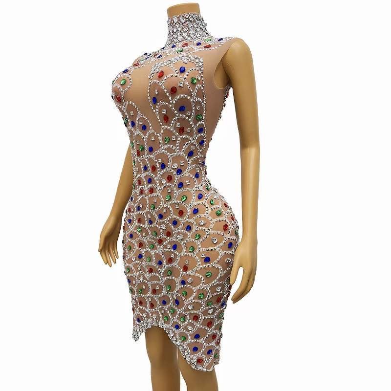 Rainbow Drops Dress