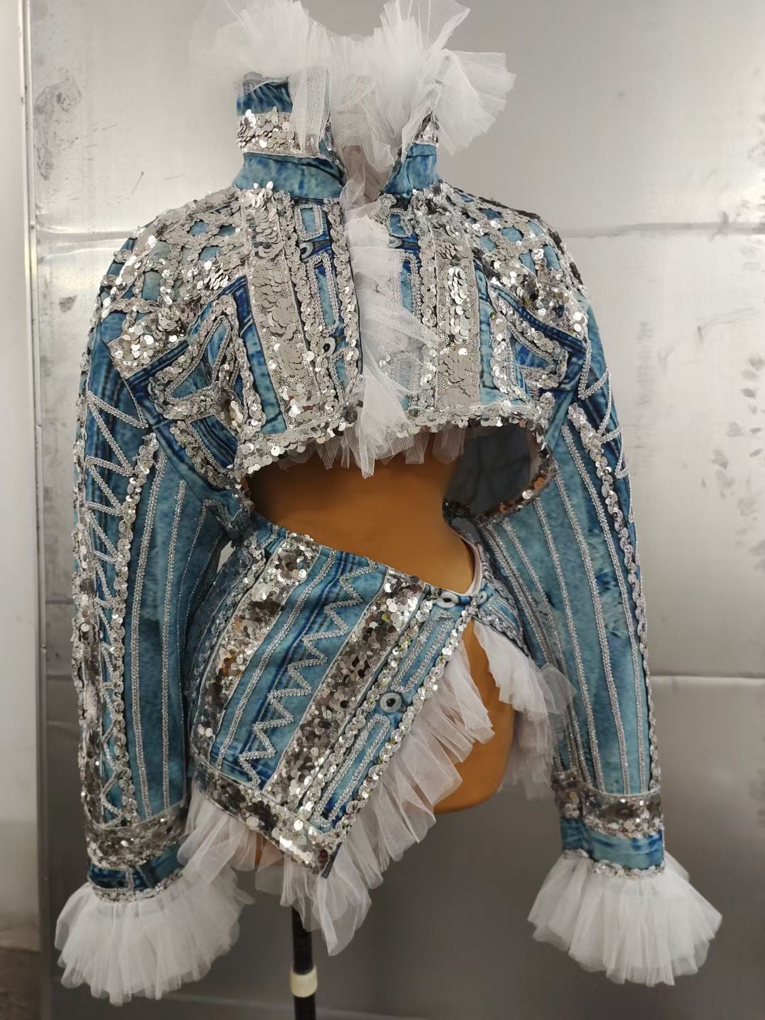 Captain Dress Blue, silver and grey 2