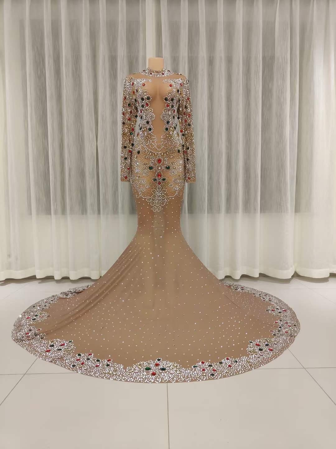 Aura Dress Coffee Brown