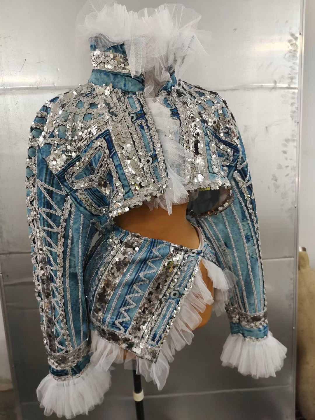 Captain Dress Blue, silver and grey 2