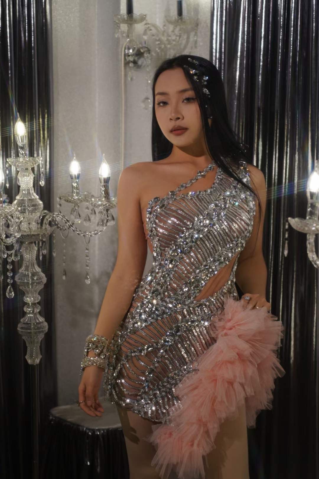 Ashanti Dress Silver