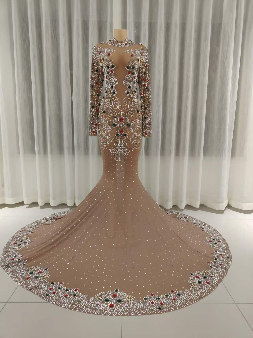 Aura Dress Coffee Brown