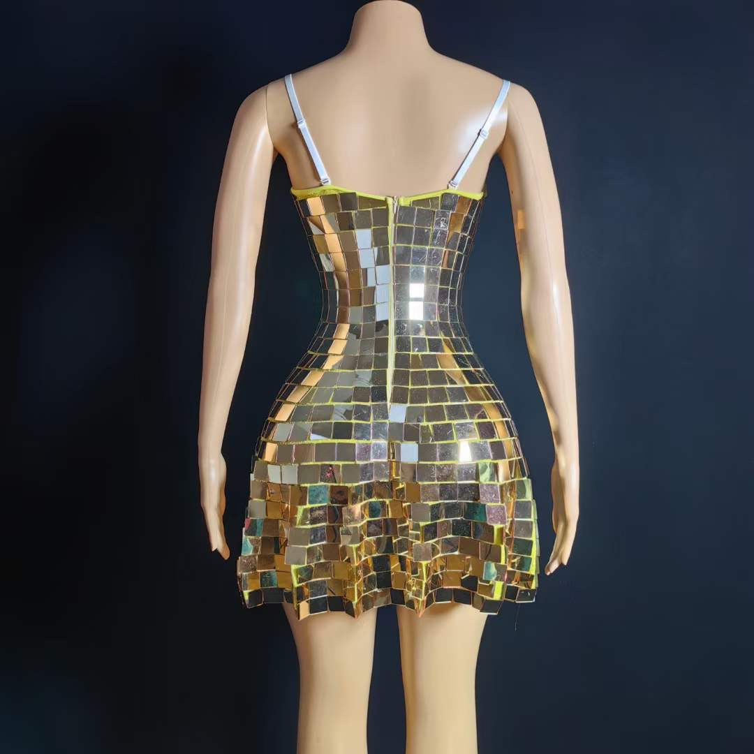 Cleo Dress Gold