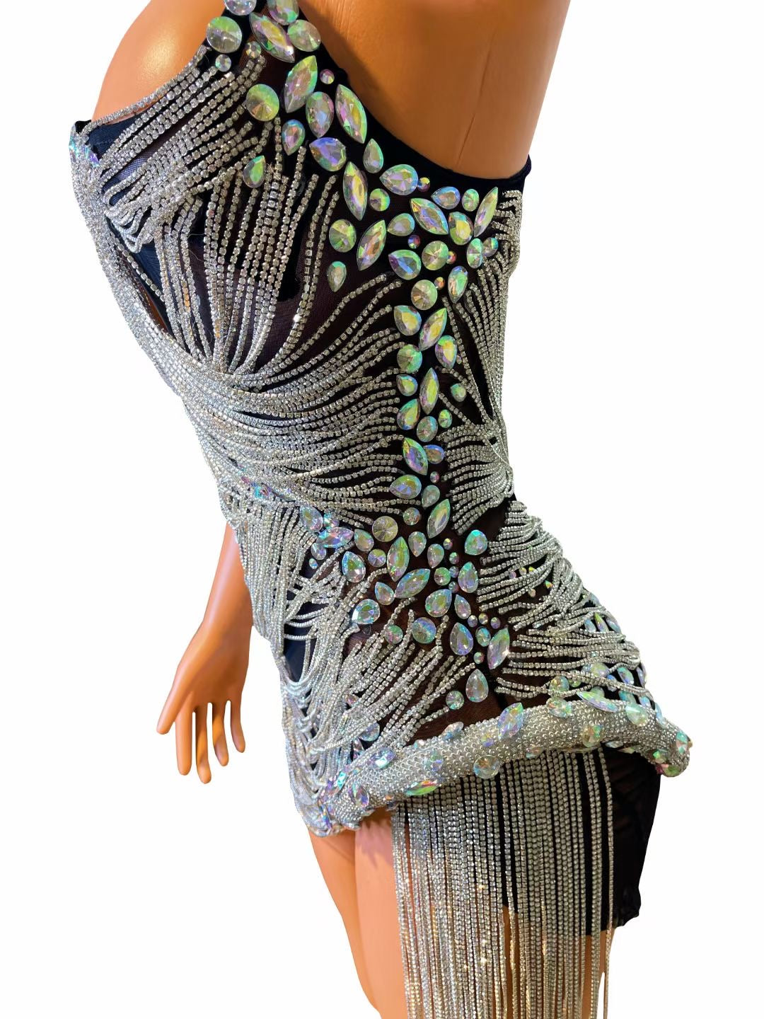 MaLisa Dress Ab and Black Ship Same Day