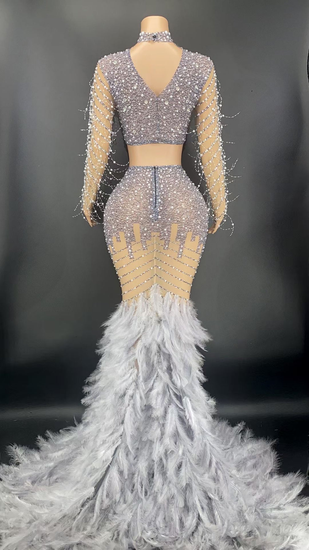 Snatched Dress Green Lycra Non See-though delayed 8 days