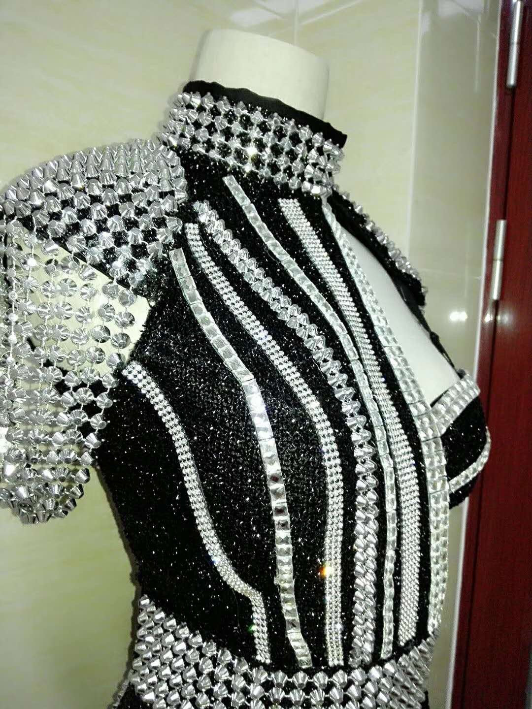 Militia gem outfit romper Black