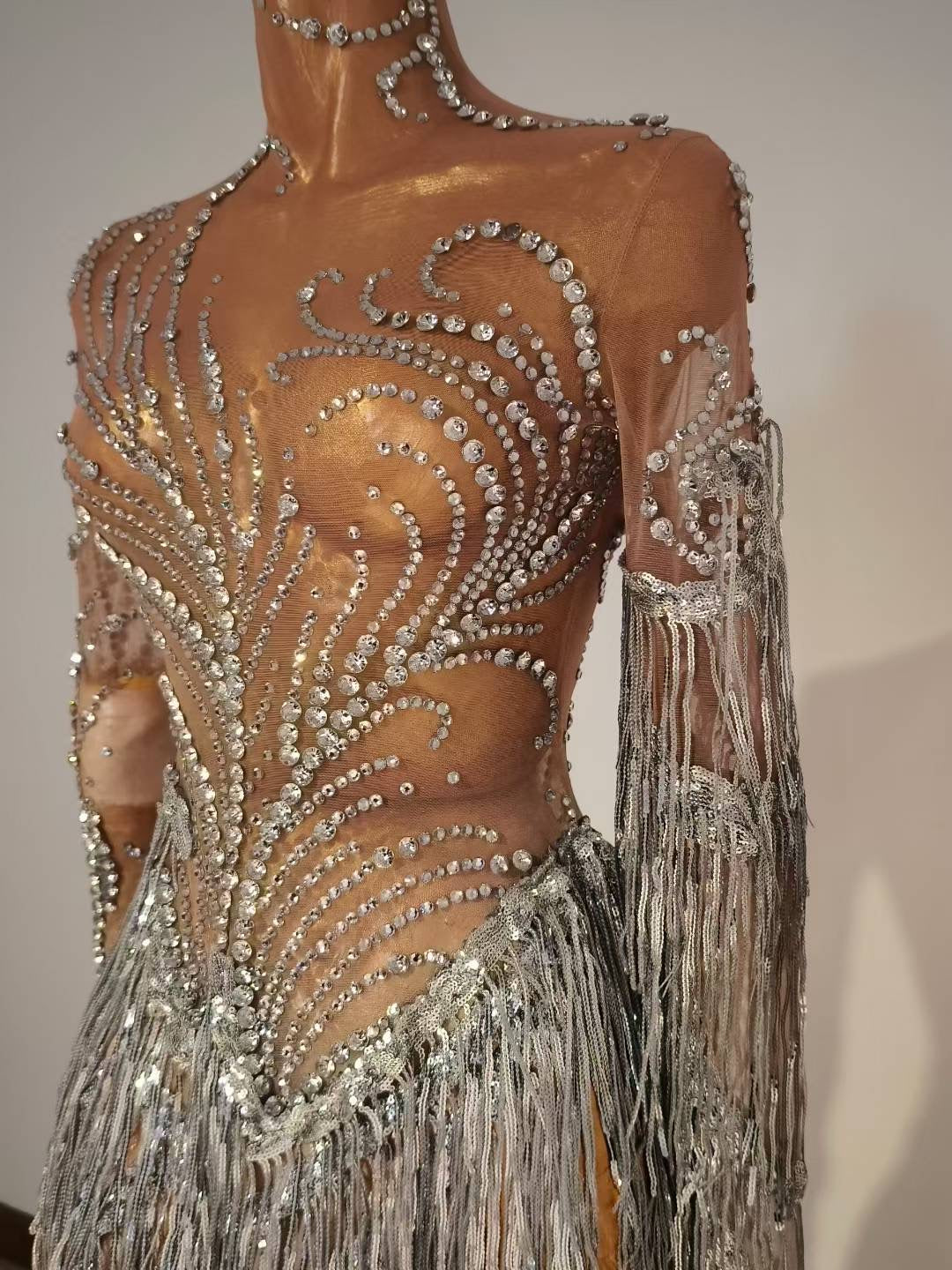 Silver Swan Dress