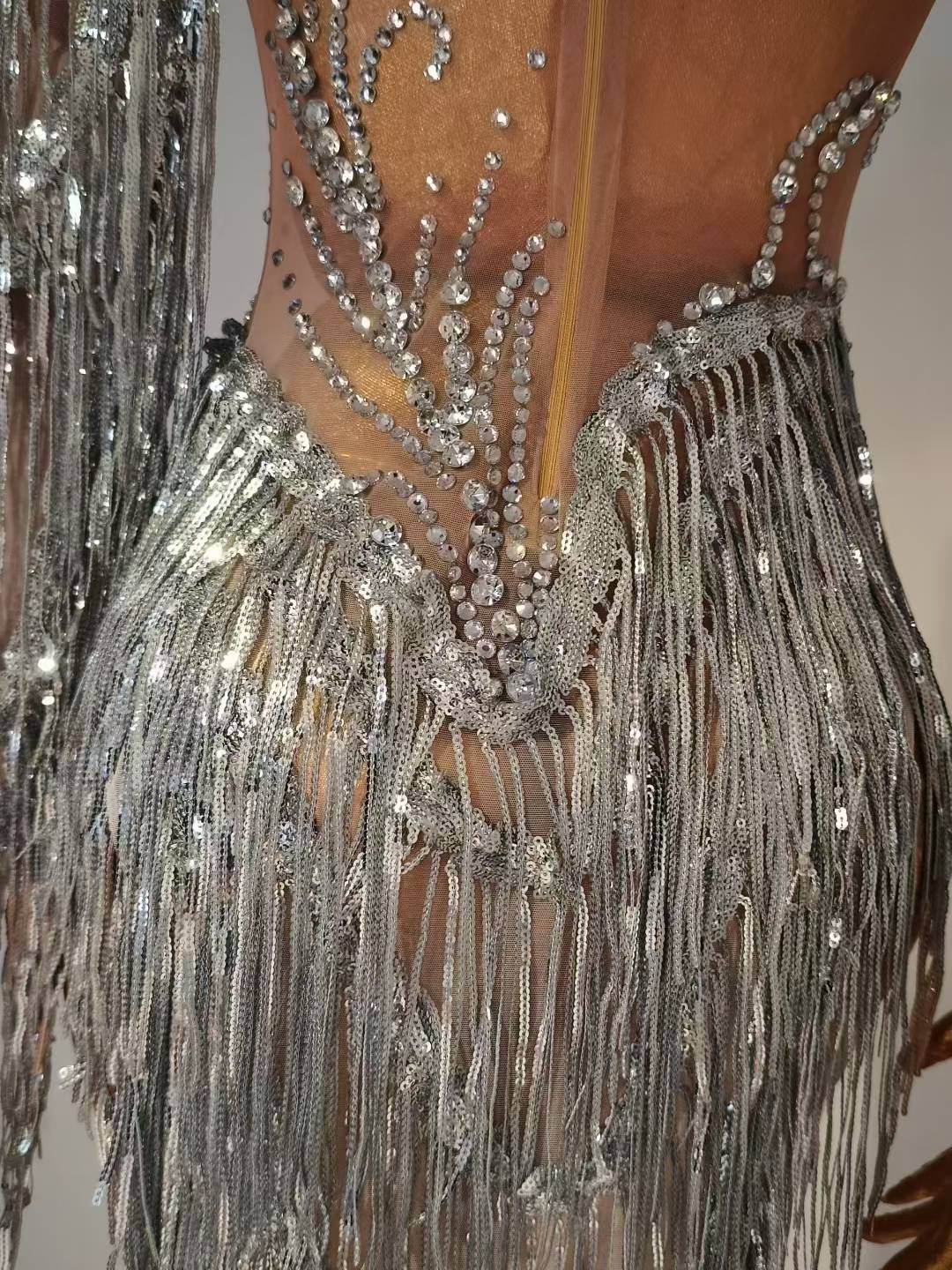 Silver Swan Dress