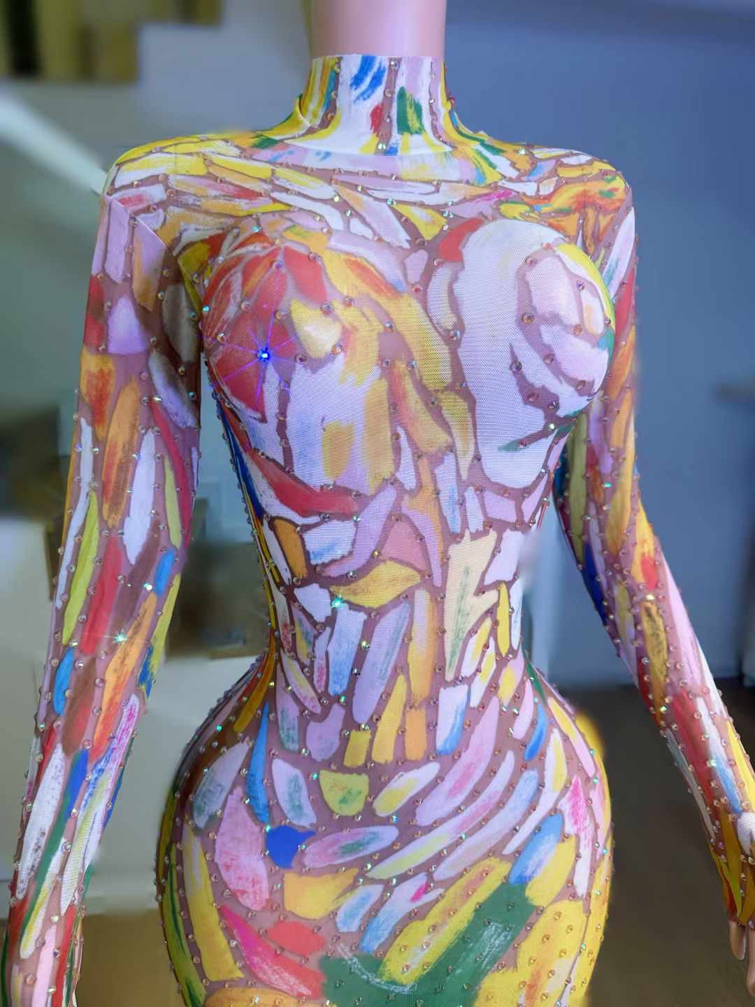 Colored Art dress