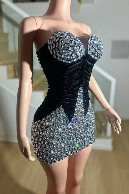 Icy Desire Dress Black