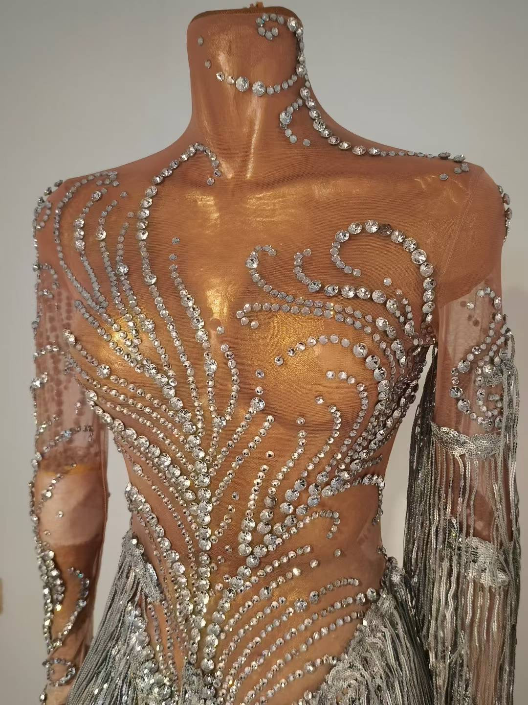 Silver Swan Dress
