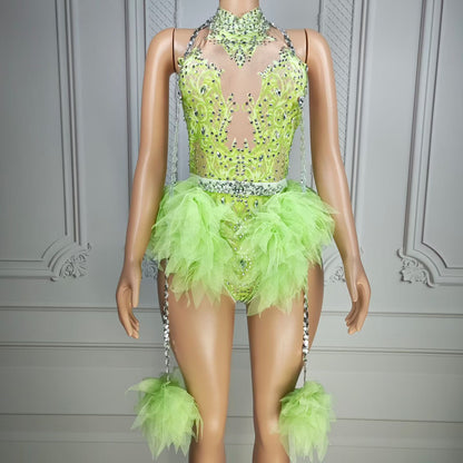 Lovely Dew Neon Green R