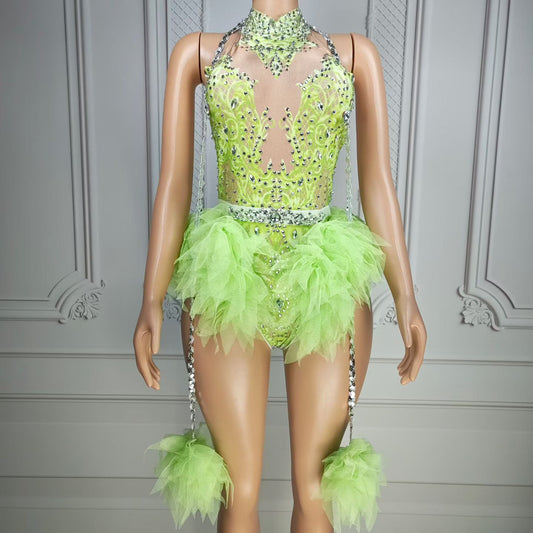 Lovely Dew Neon Green R