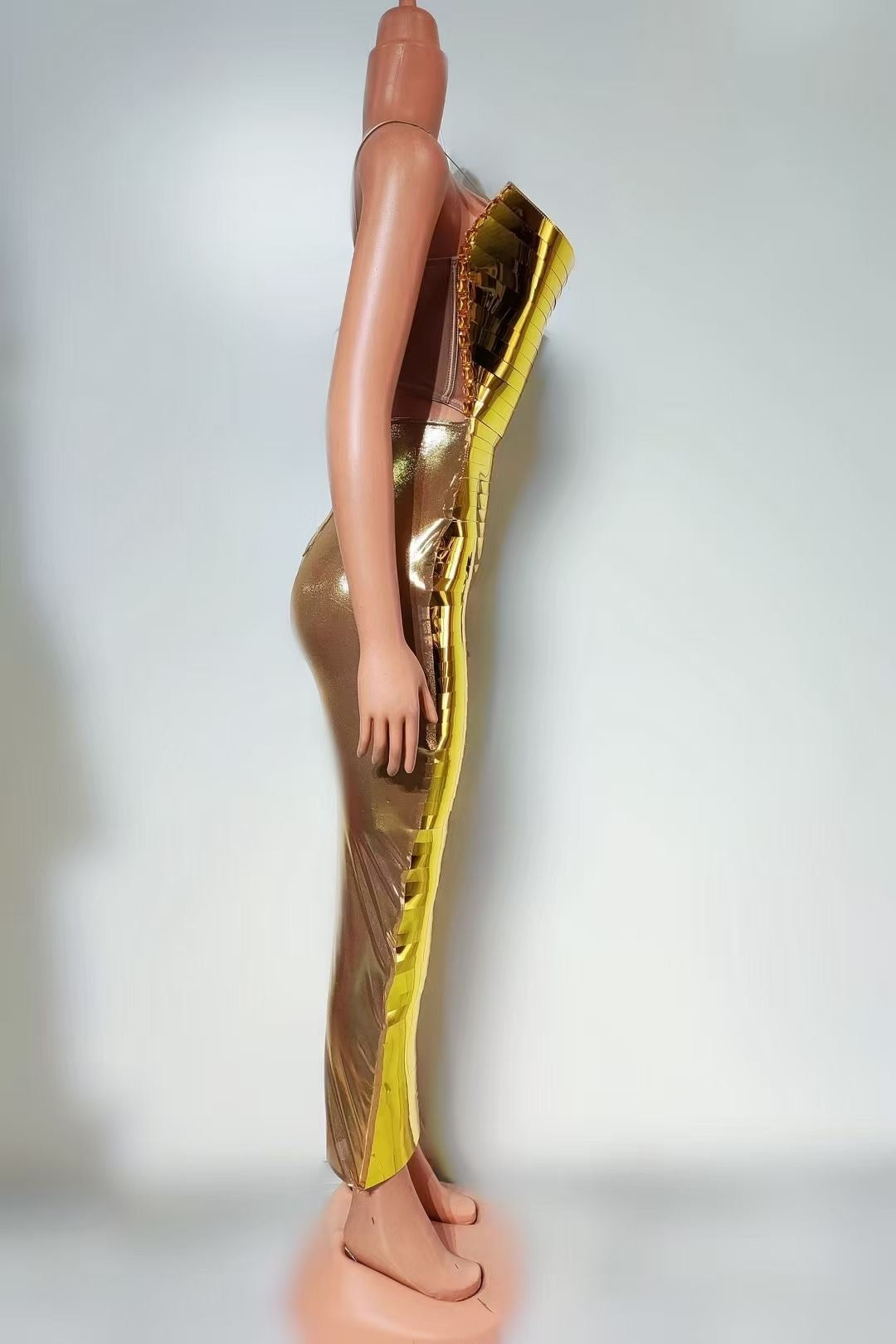 Gold tempura Dress