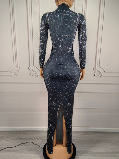 Black Crystal GLORY Dress