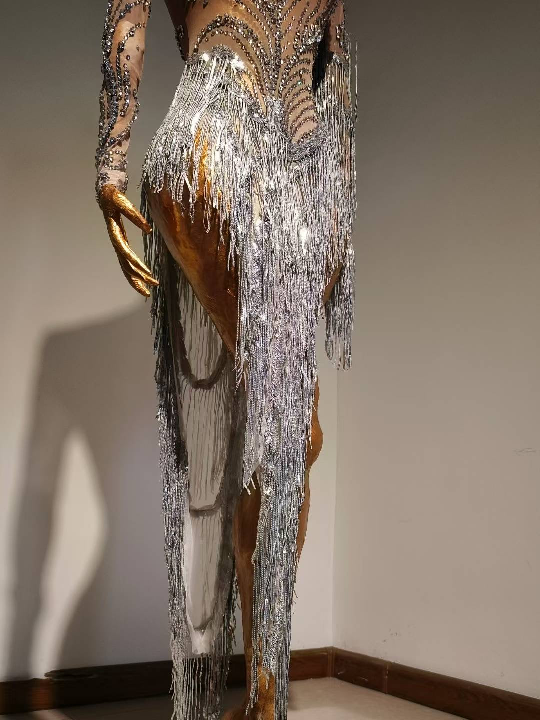 Silver Swan Dress