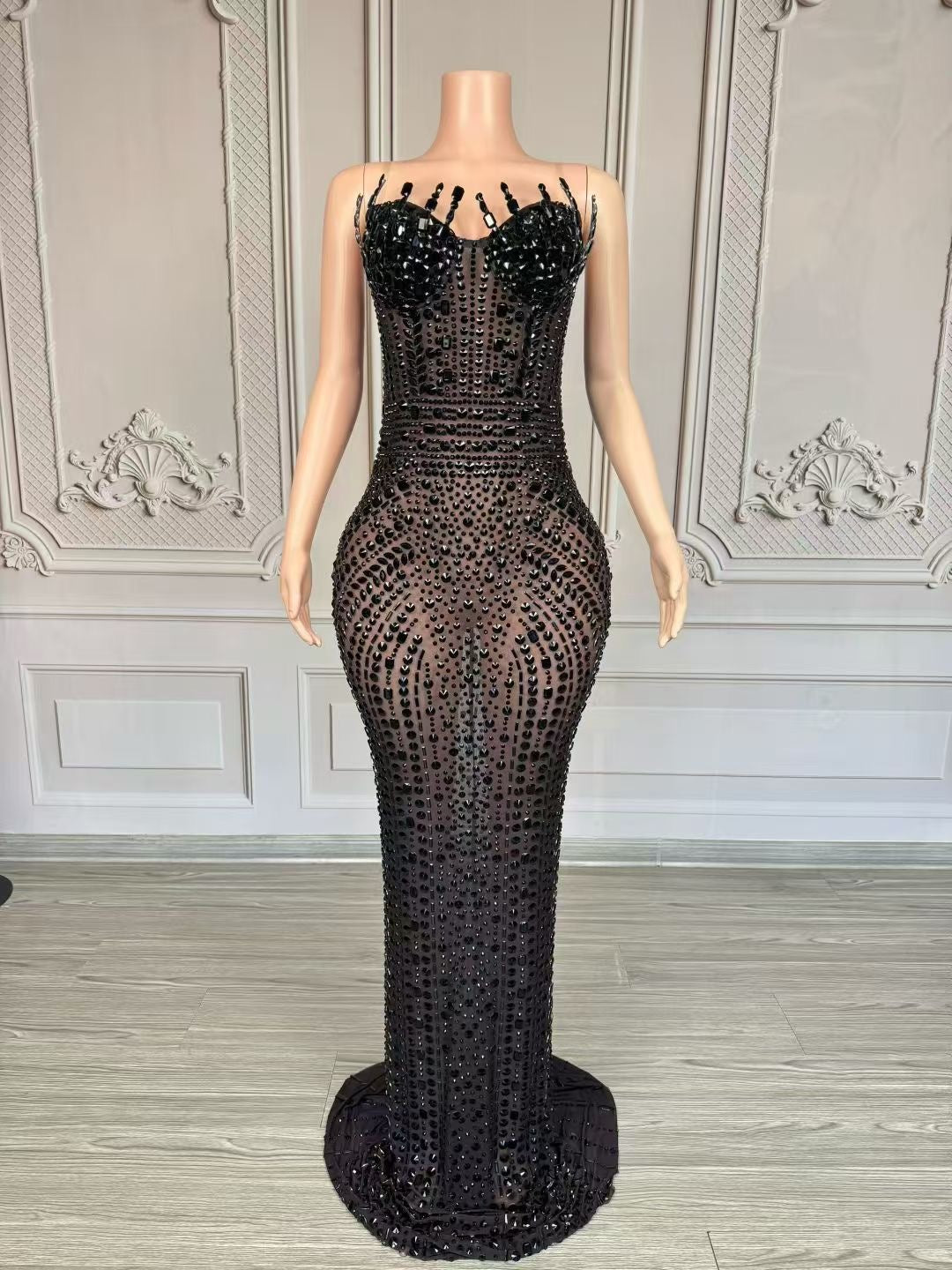 Crystal Curse Dress Black