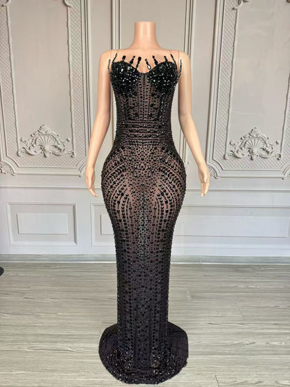 Crystal Curse Dress Black
