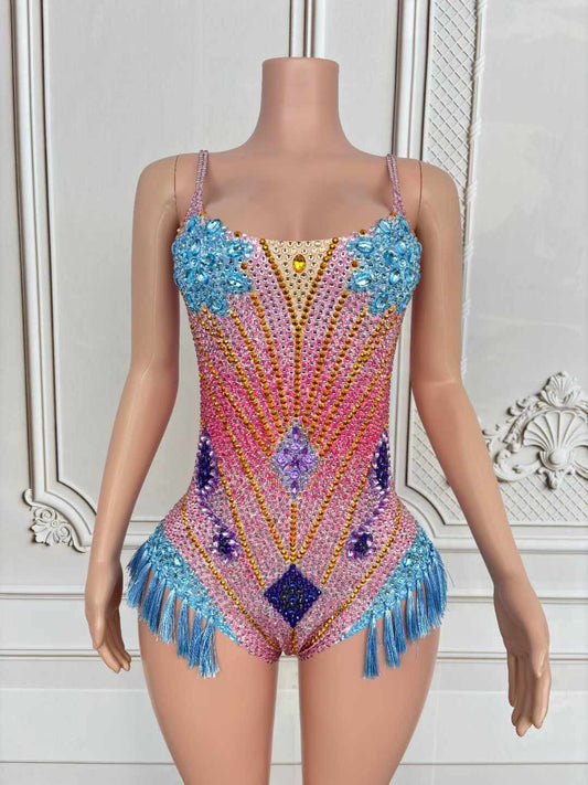 Rainbow Ocean Romper