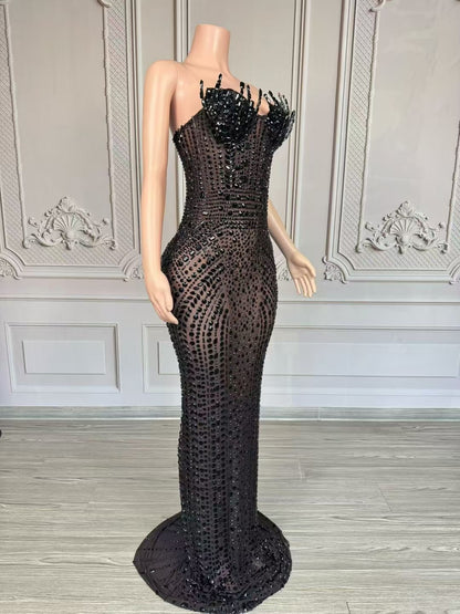 Crystal Curse Dress Black