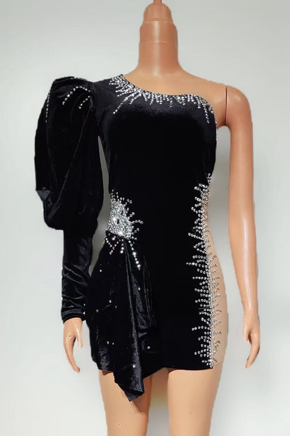 Electric Black Dress