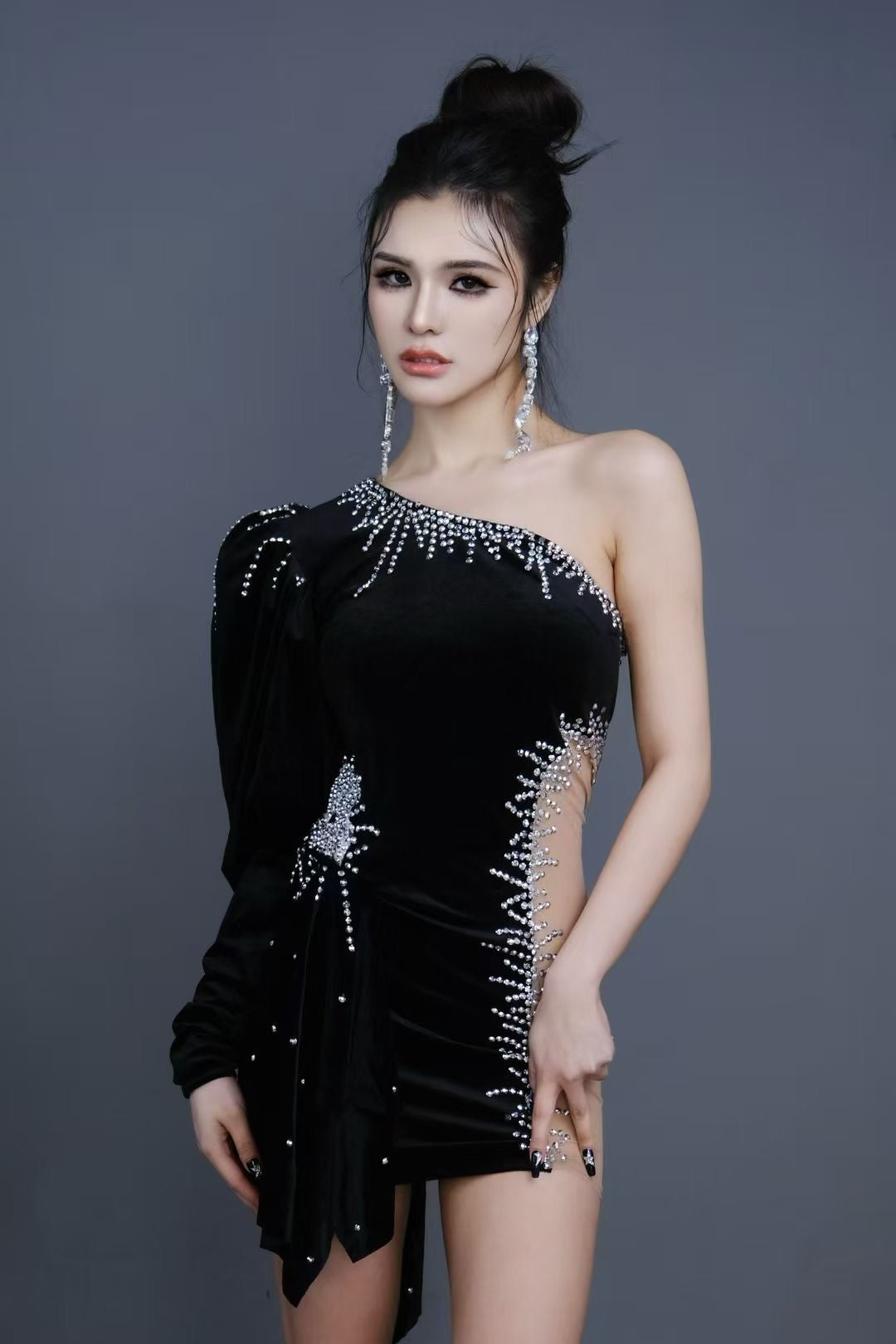 Electric Black Dress