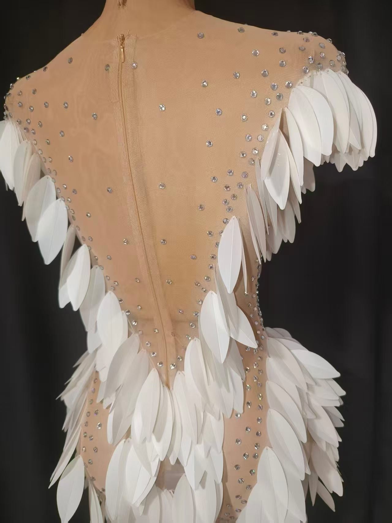 White Feather Dress