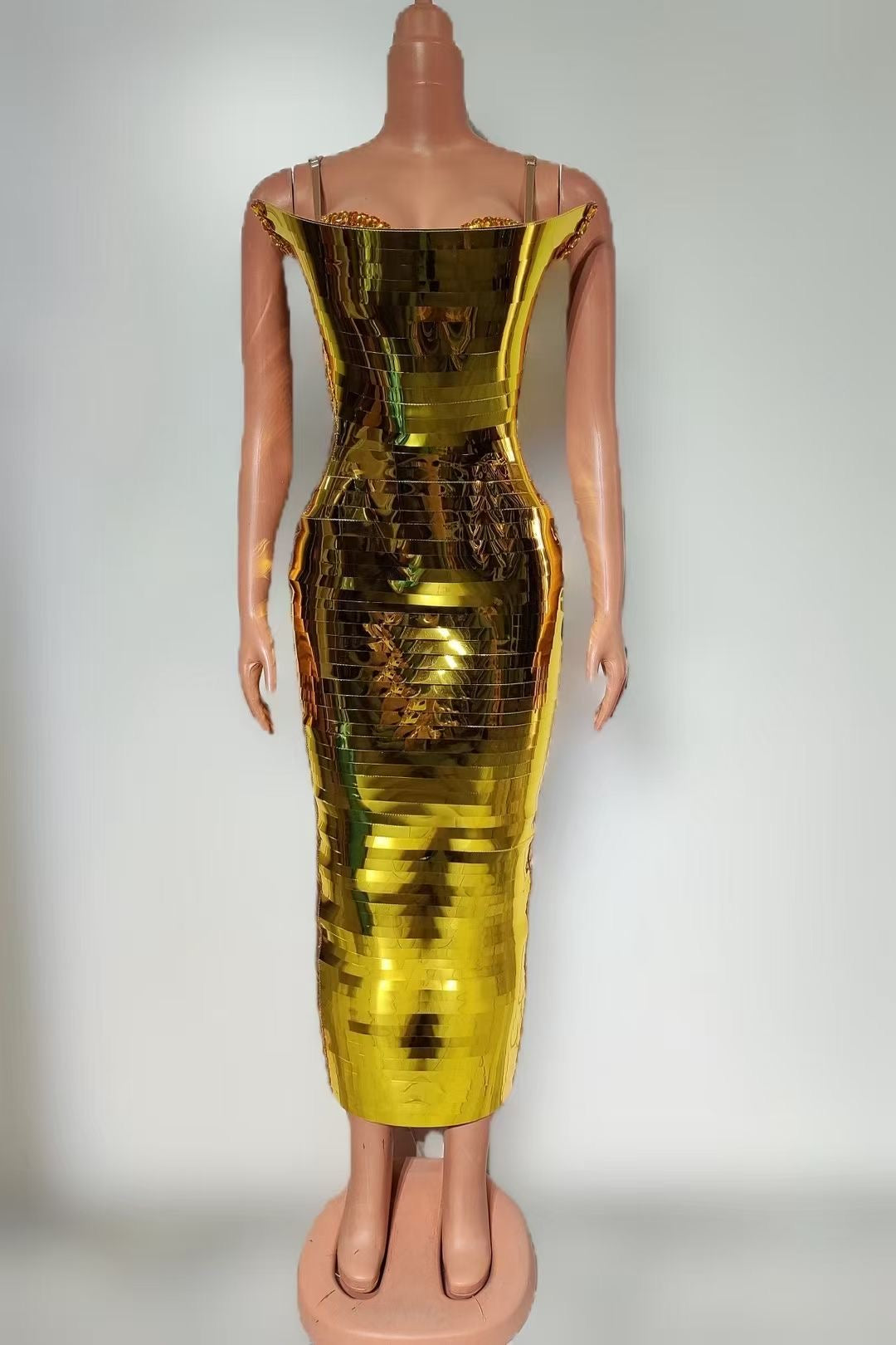 Gold tempura Dress