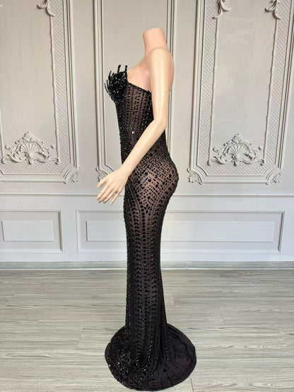 Crystal Curse Dress Black