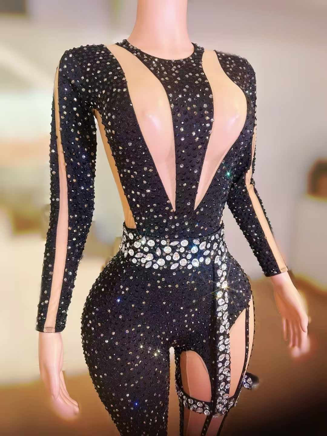 Black Esteemed Bodysuit