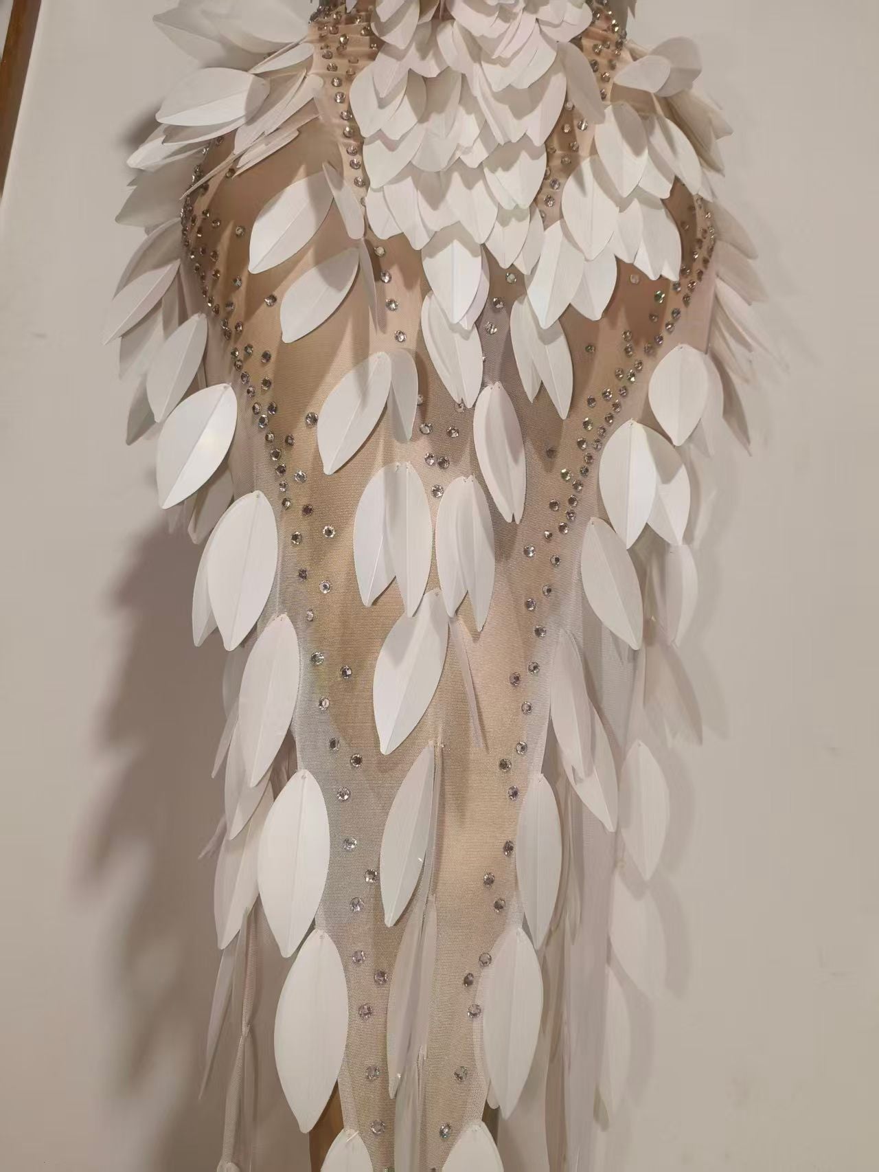 White Feather Dress