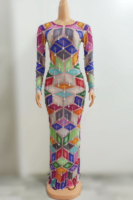 Diamond rainbow Dress