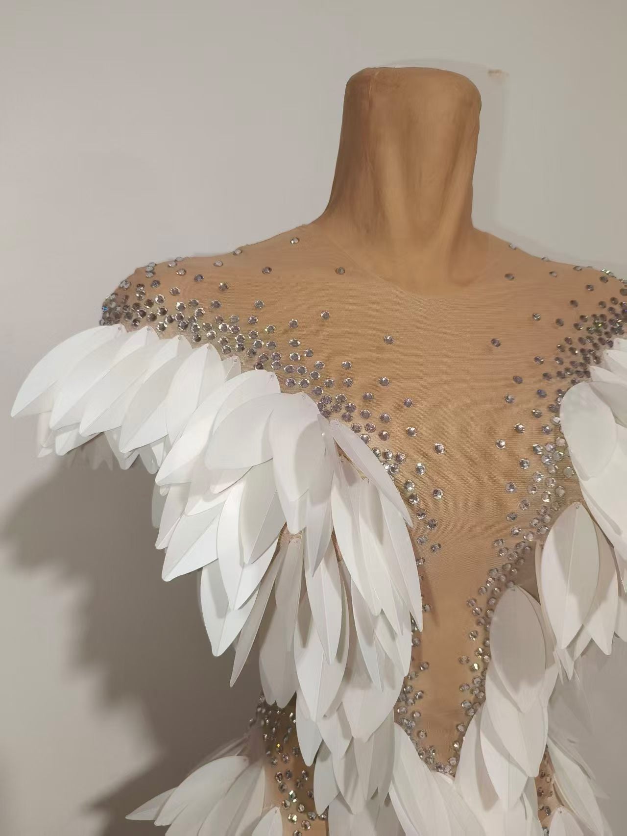White Feather Dress