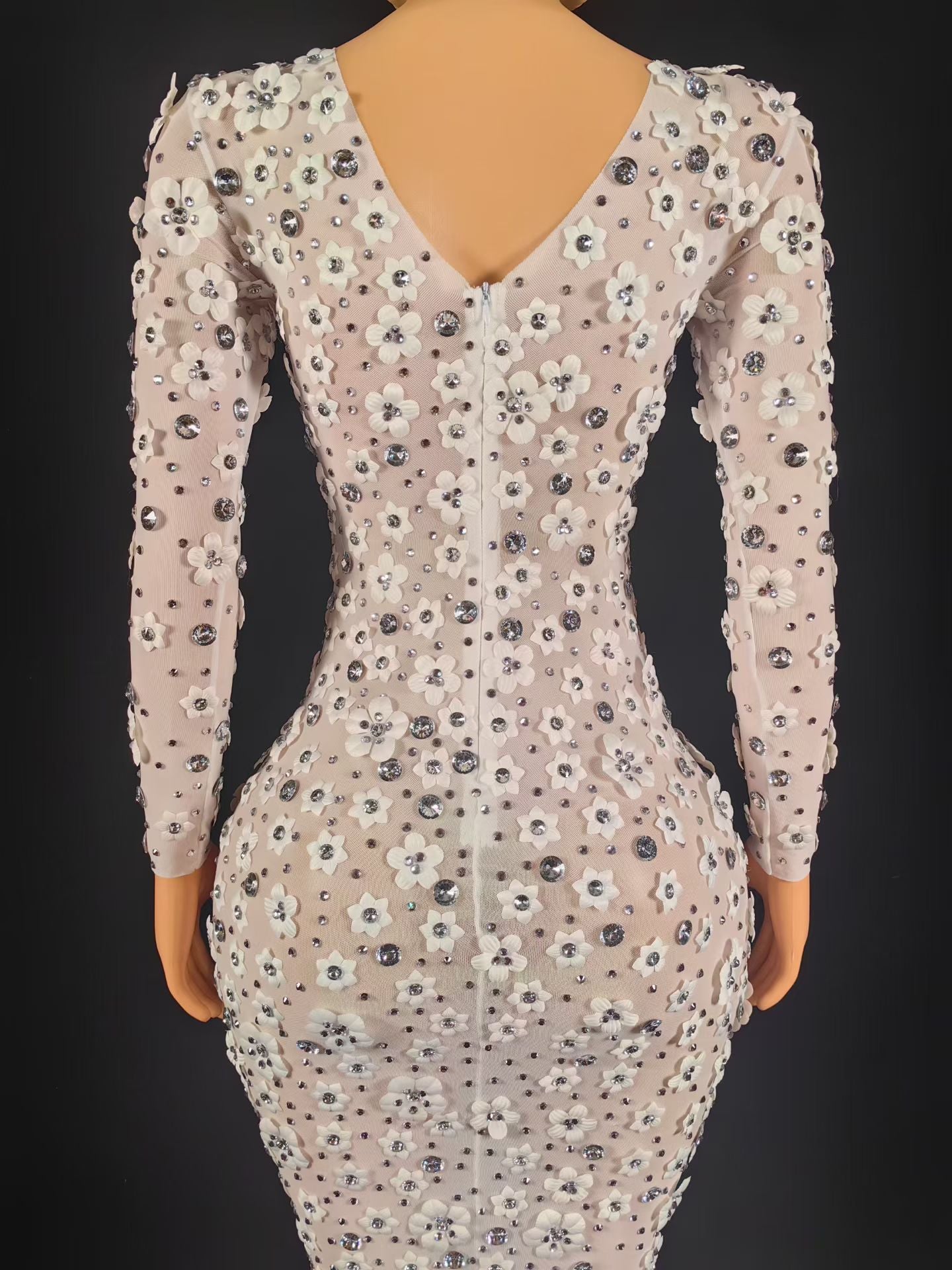 Flower GLORY Dress white