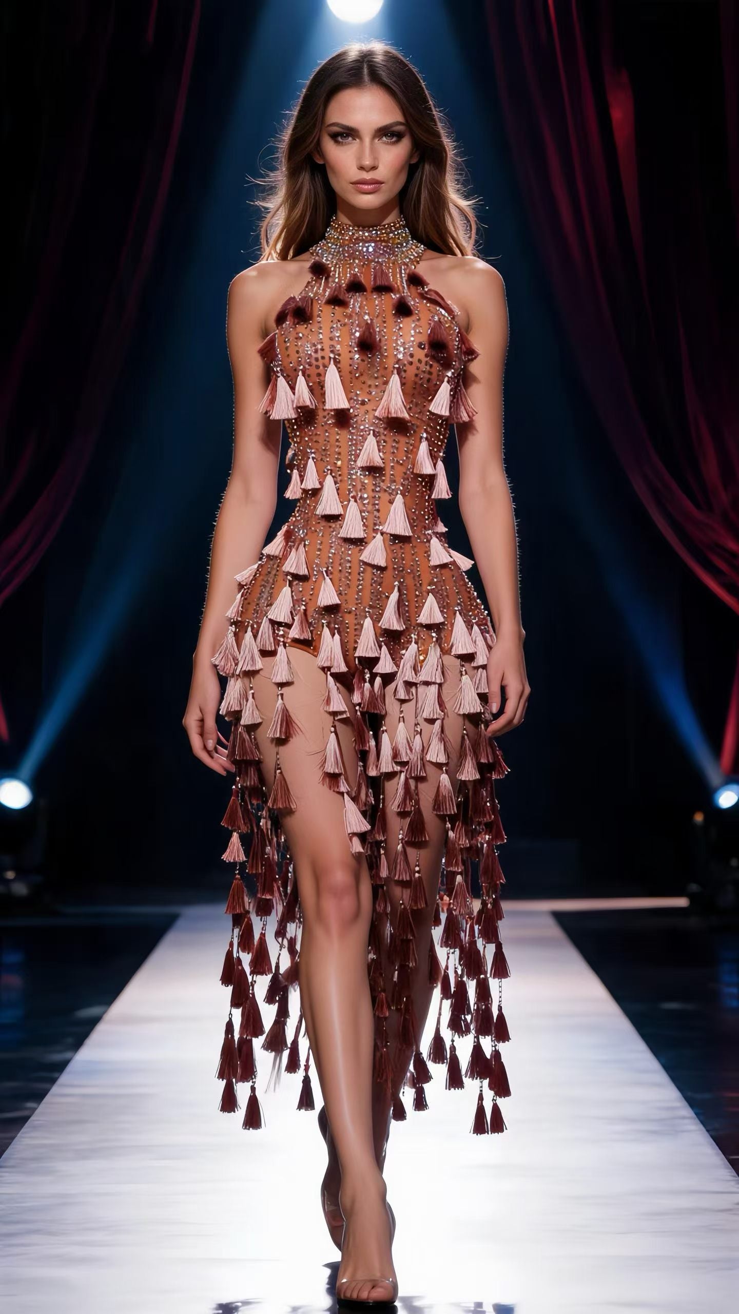 Gold Puddles Dress