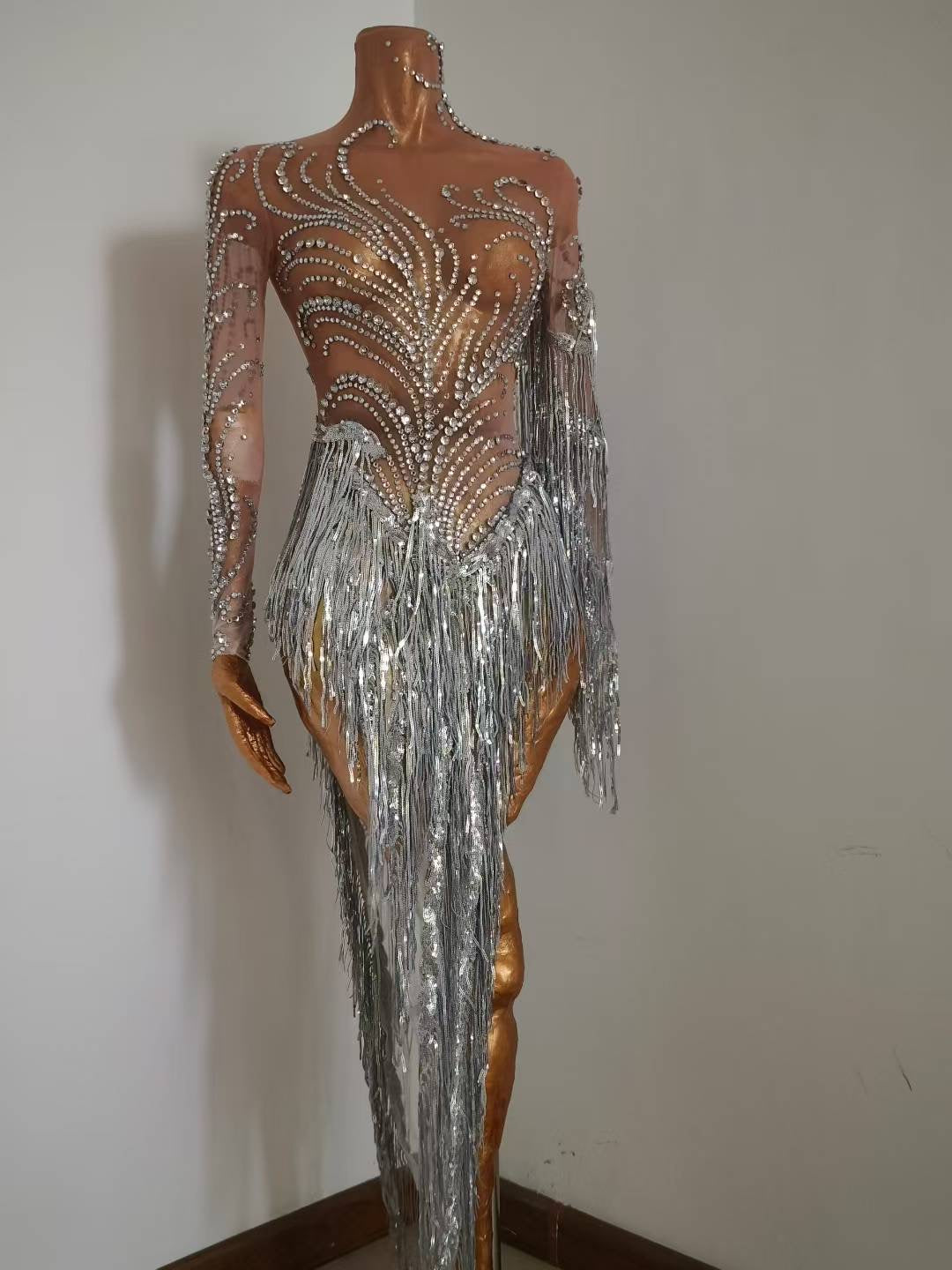 Silver Swan Dress