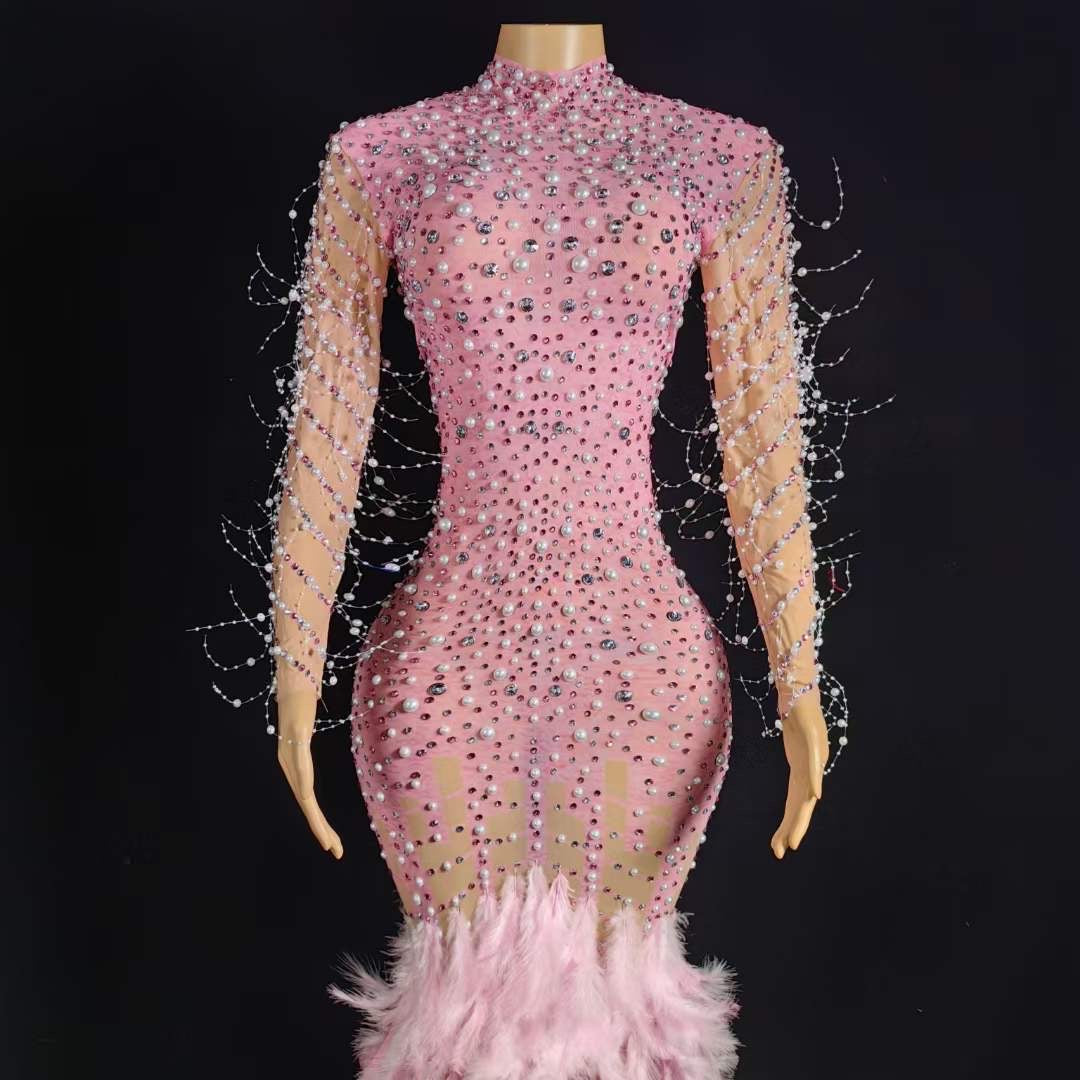 Lady Snatched Dress Pink