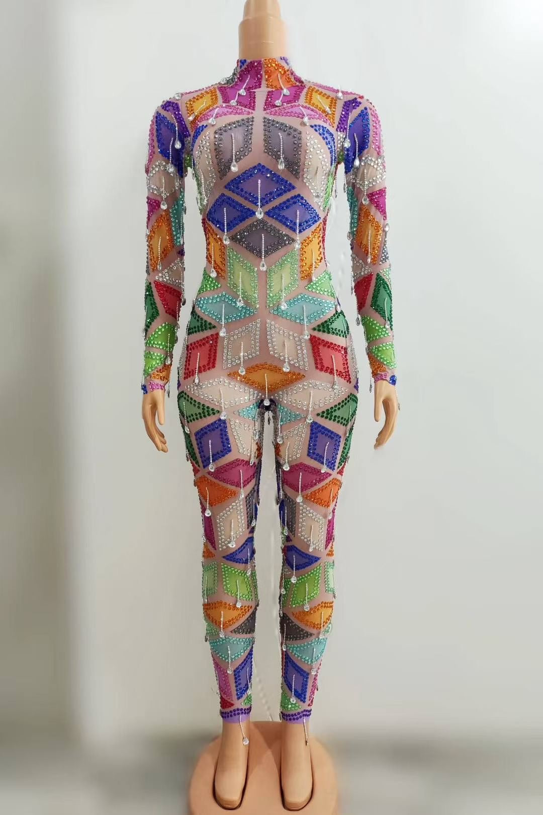 Diamond rainbow Bodysuit