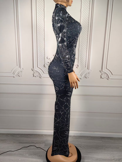 Black Crystal GLORY Dress