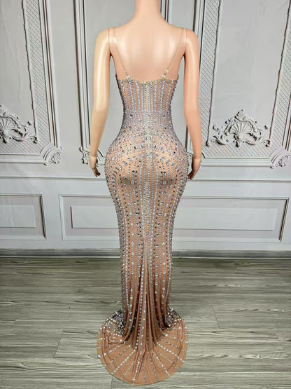 Crystal Curse Dress Silver
