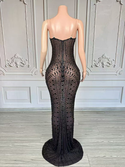 Crystal Curse Dress Black