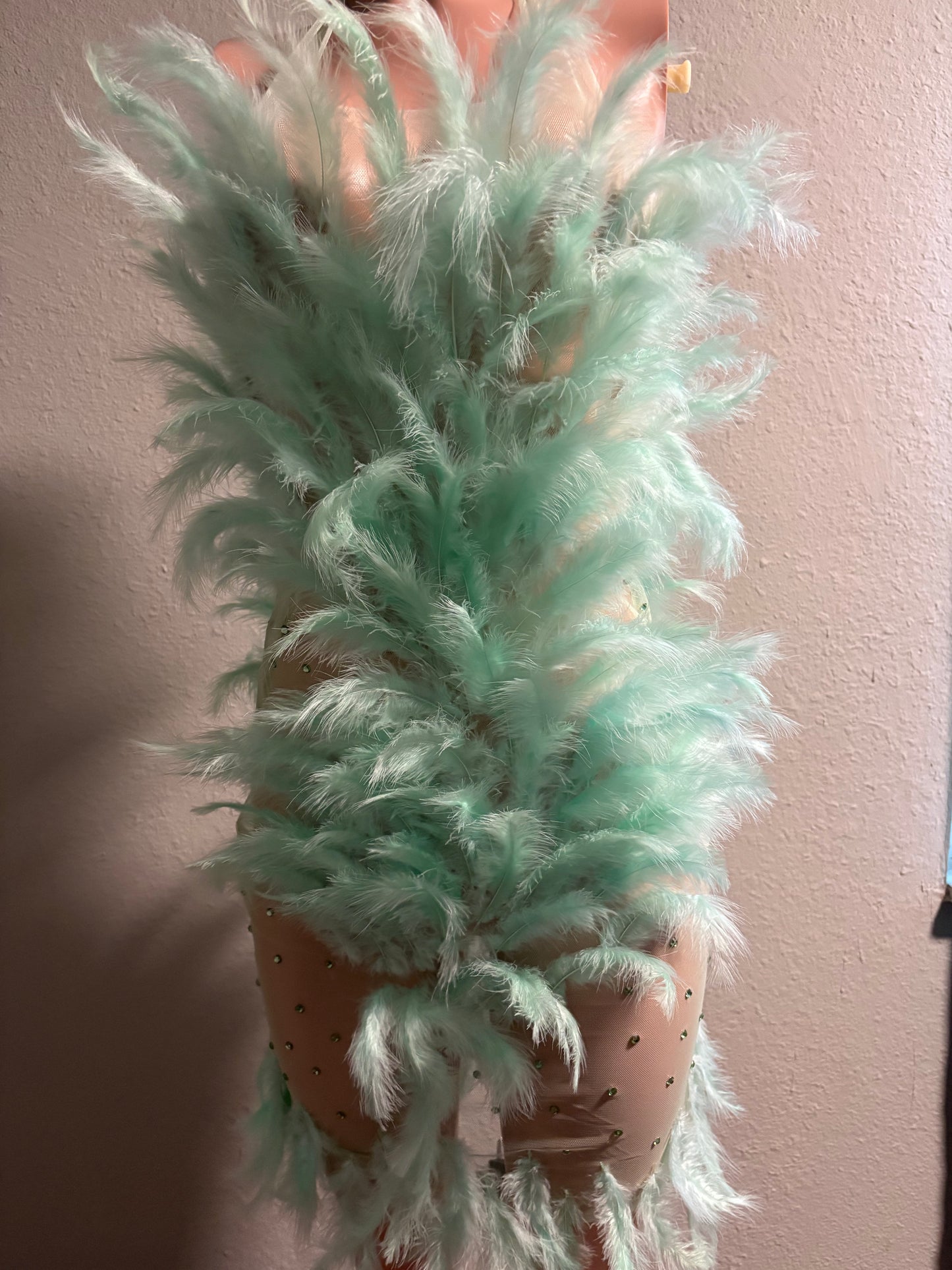 Baby Green Queen dress custom (knee length)