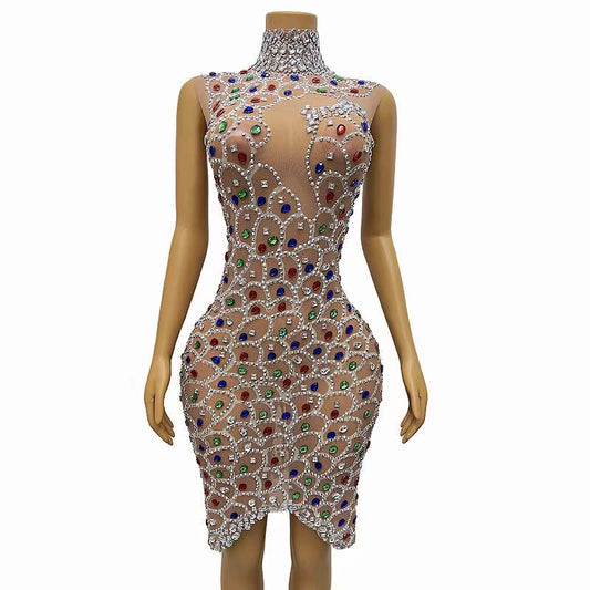 Rainbow Drops Dress